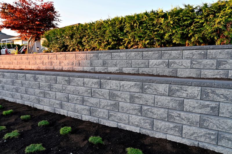 Concrete Block Retaining Wall