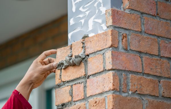 Brick Pillar Repair in Independence