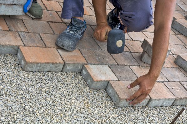 Brick Outdoor Flooring Install