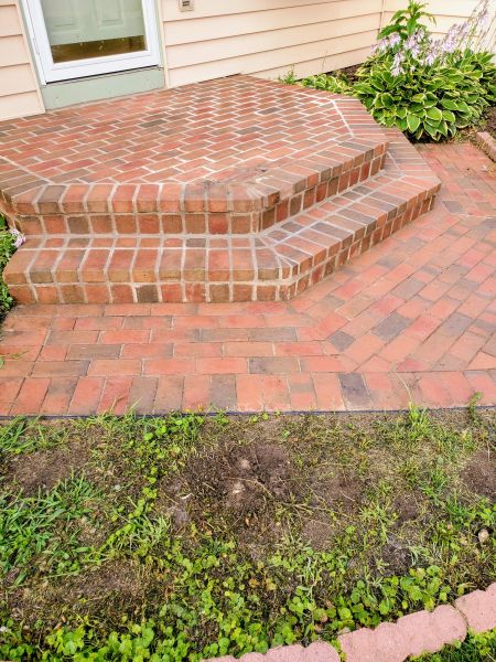Brick Stoop Repair in Independence